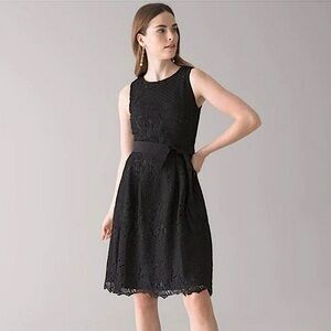 COPY - NWT WHBM White House Black Market Sleeveless Lace Fit and Flare Dress si…